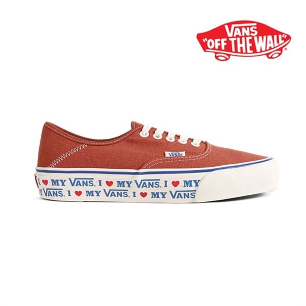 Vans Authentic SF “I LOVE MY VANS” Limited Edition Size 8.5 Unisex NEW